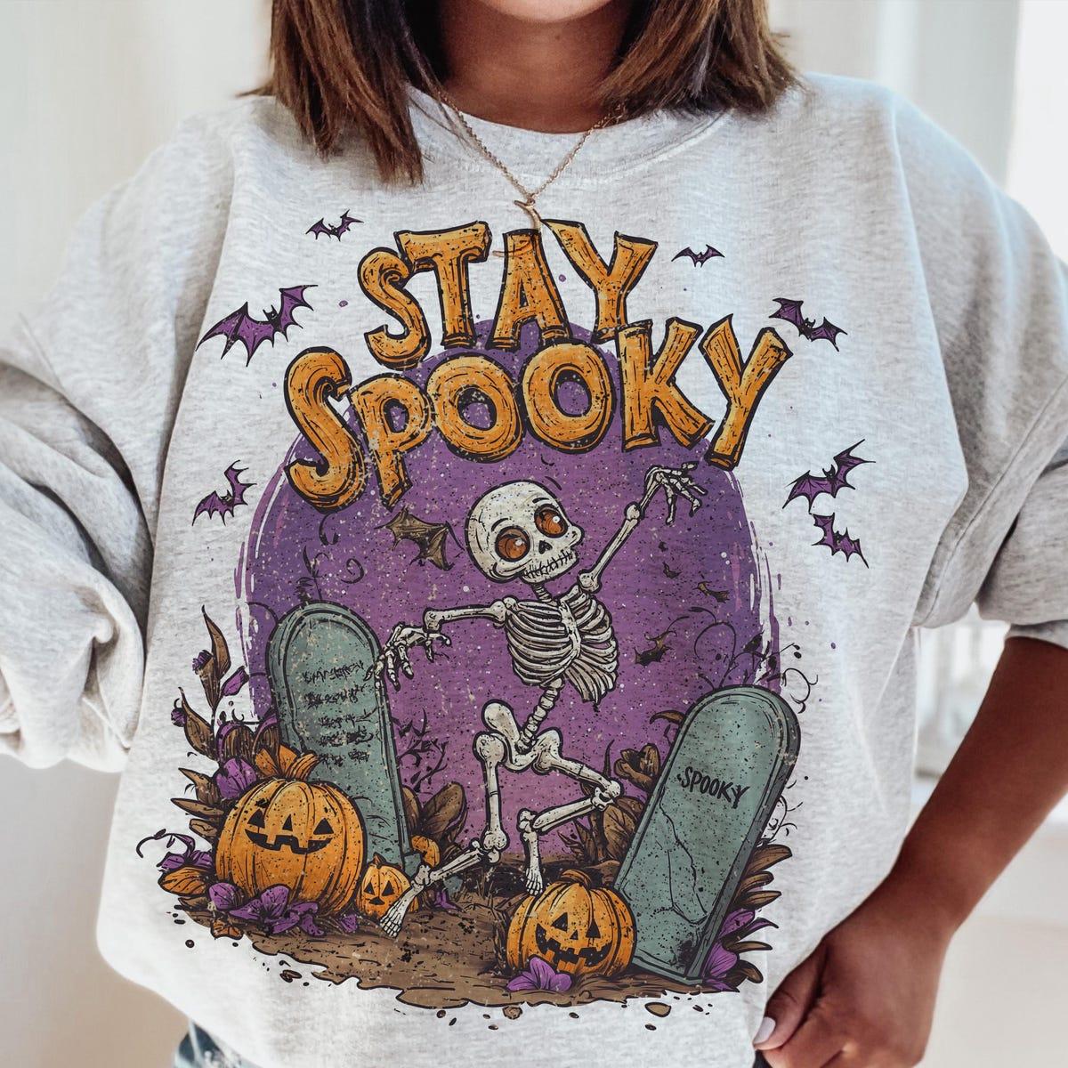 Stay Spooky Halloween Skeleton Shirt 3