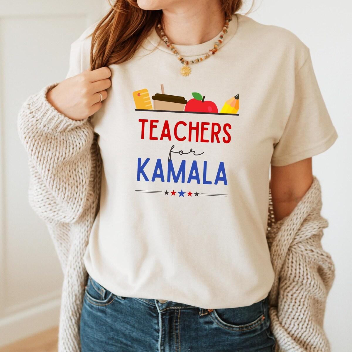 Teachers For Kamala Harris 2024 Presiden Shirt 1