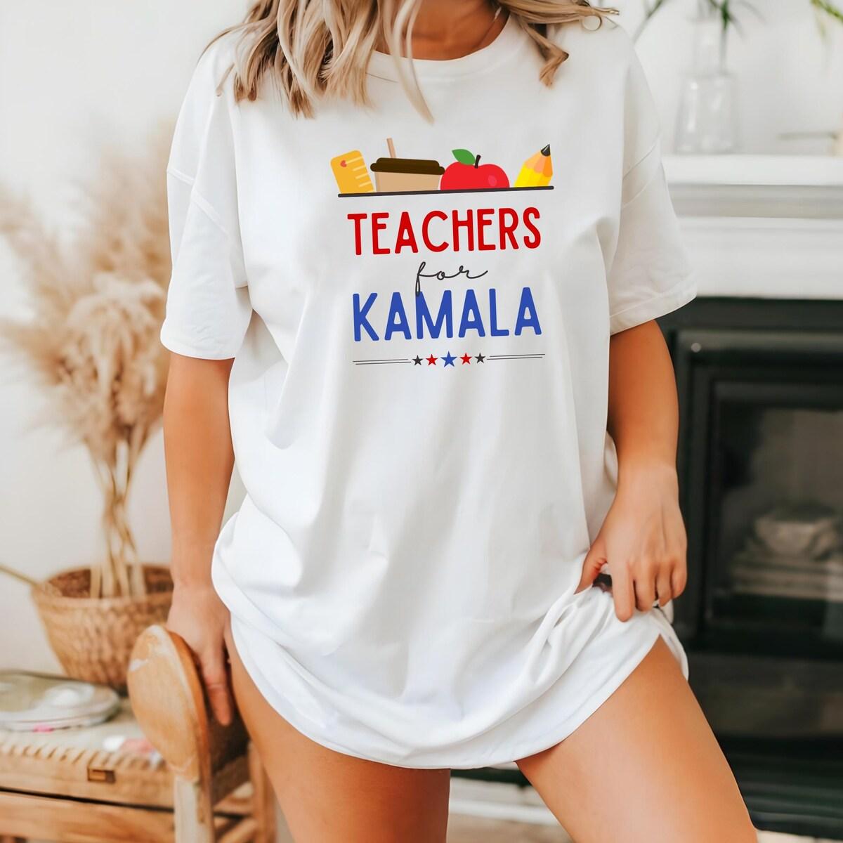 Teachers For Kamala Harris 2024 Presiden Shirt 3