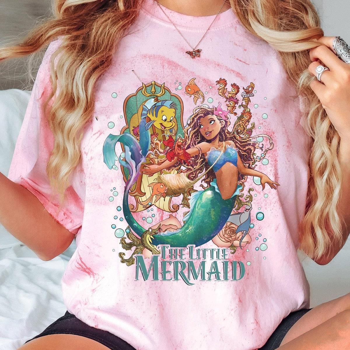 The Little Mermaid Vintage Ariel Princess Shirt 4