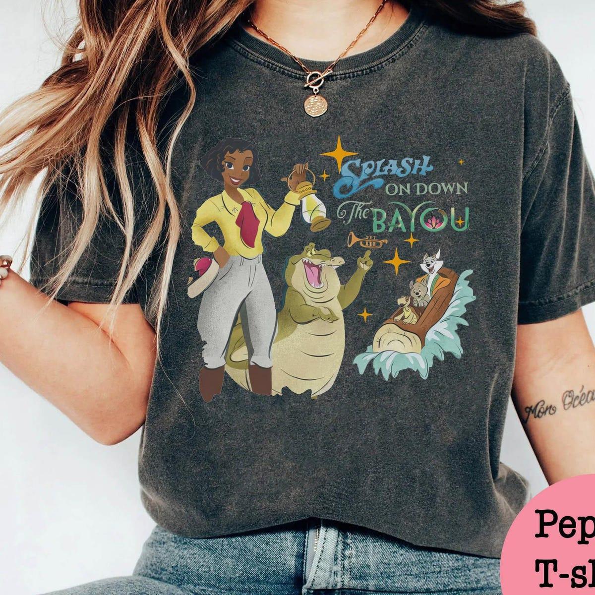 Tiana's Bayou Adventure Splash Down The Bayou Shirt 1