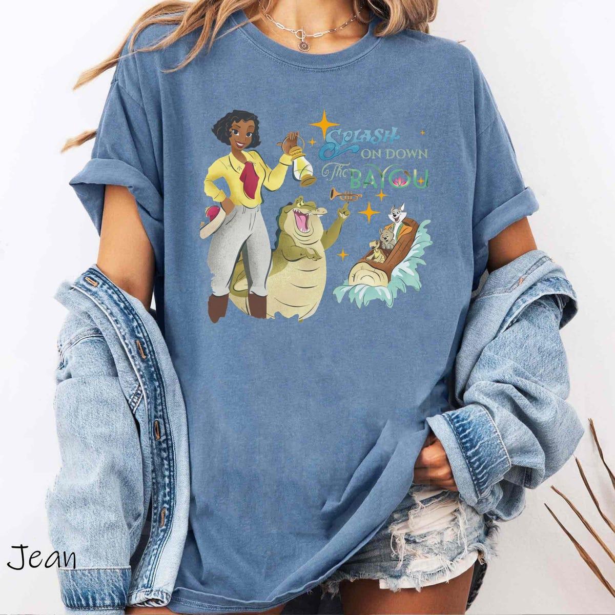 Tiana's Bayou Adventure Splash Down The Bayou Shirt 5