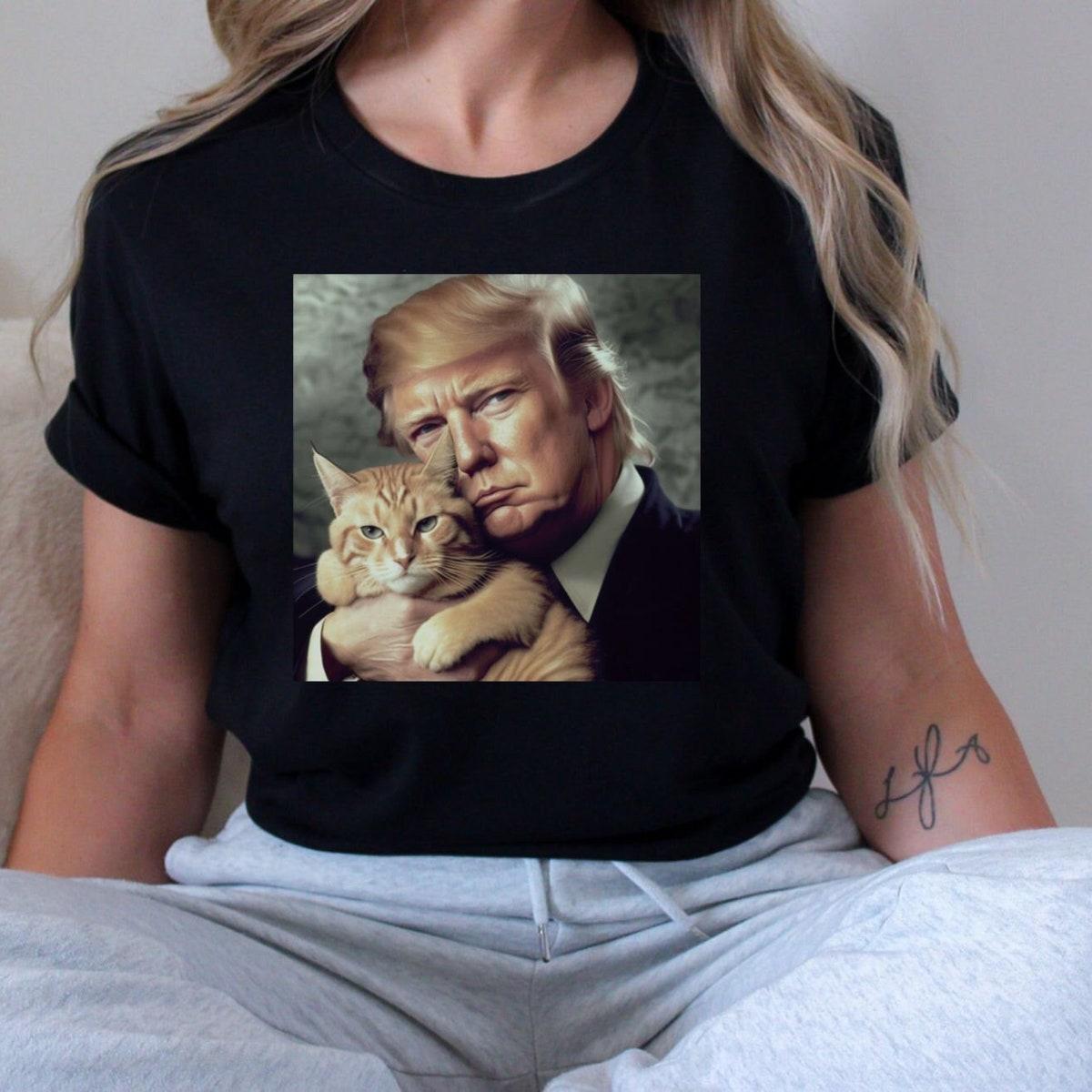 Trump And Cat Funny Trump Shirt 1