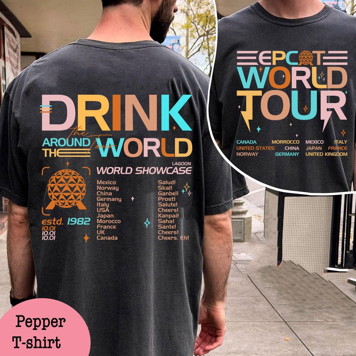 Two Sided Drink Around The World Tour Shirt 1