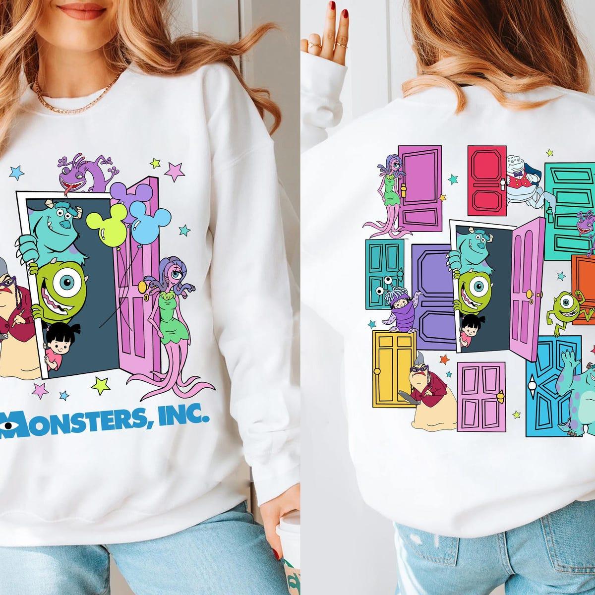 Two Sided Monsters Inc Door With Balloon Shirt 2