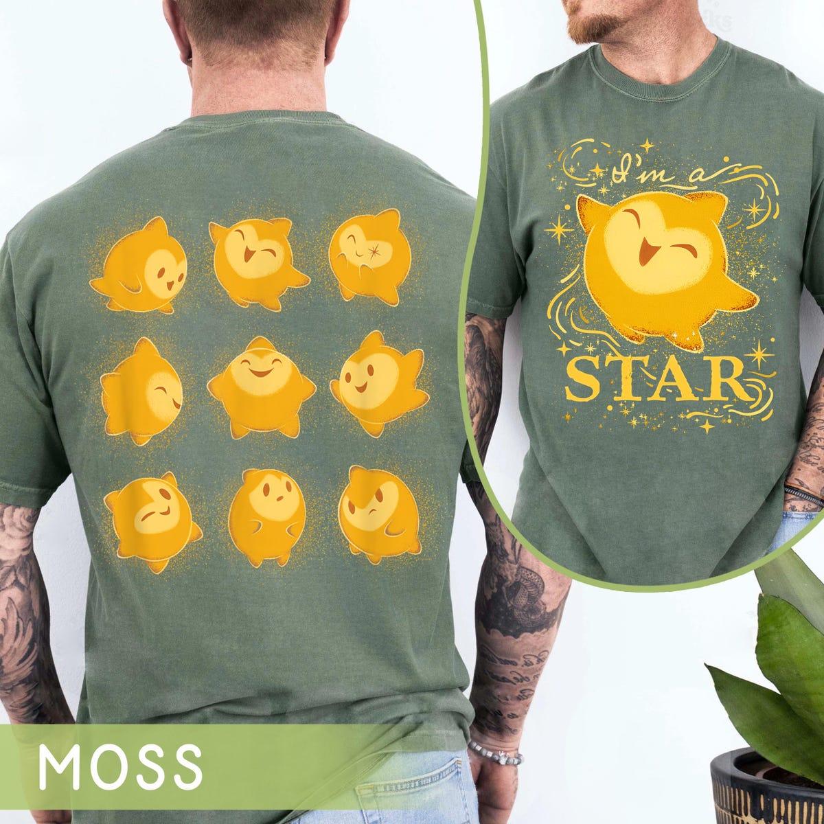 Two Sided Star Wish I'm A Star Shirt 3