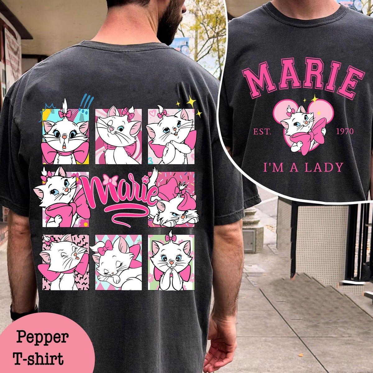 Two Sided The Aristocats Marie 1970 I'm A Lady Shirt 3