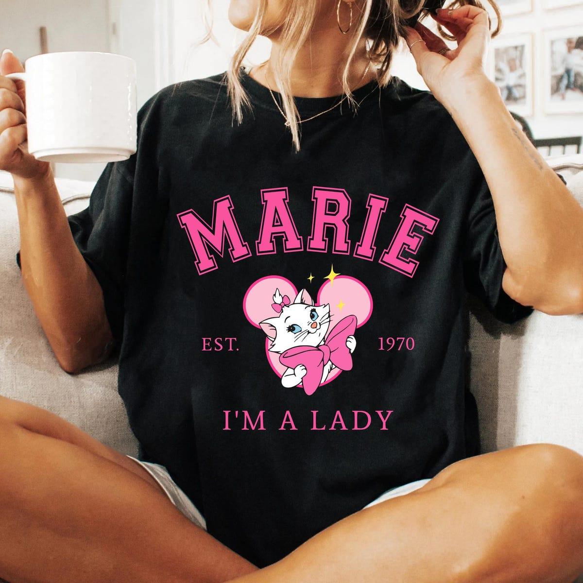 Two Sided The Aristocats Marie 1970 I'm A Lady Shirt 4