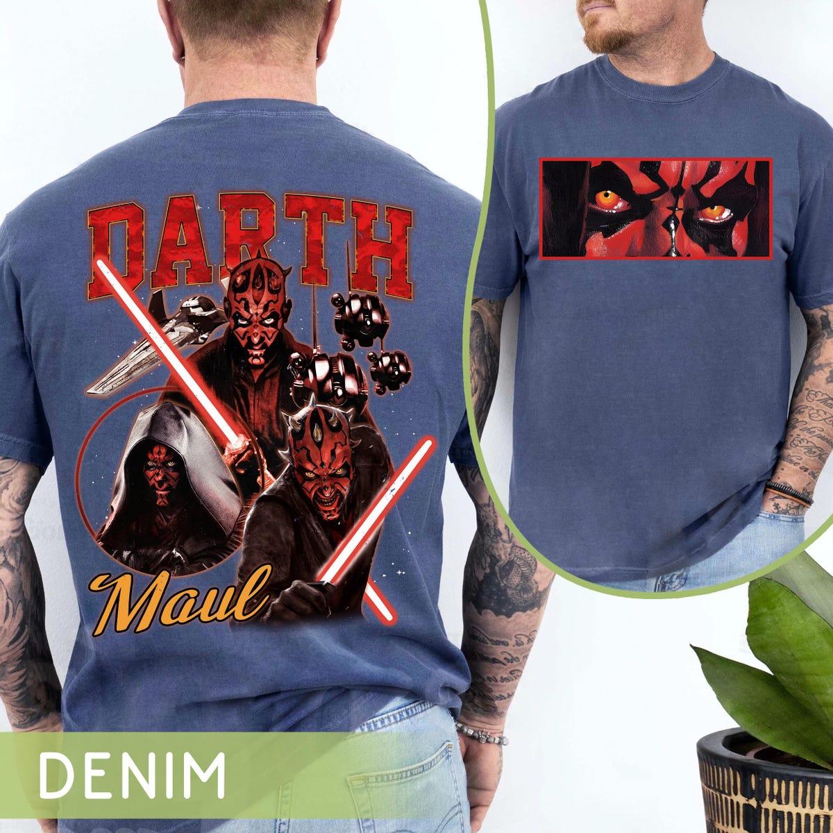 Two Sided Vintage Star Wars Darth Maul Shirt 3