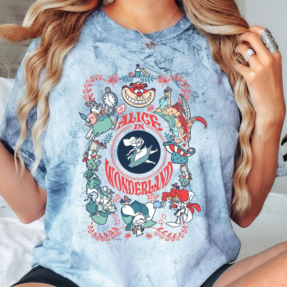 Vintage Alice In Wonderland Disney Princess Shirt 4