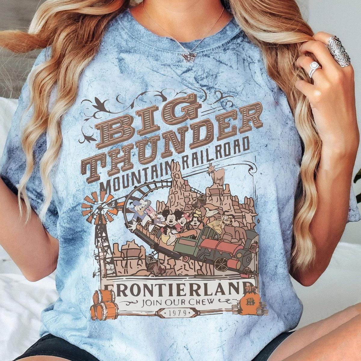 Vintage Big Thunder Mountain Railroad Frontierland Blast Shirt 1