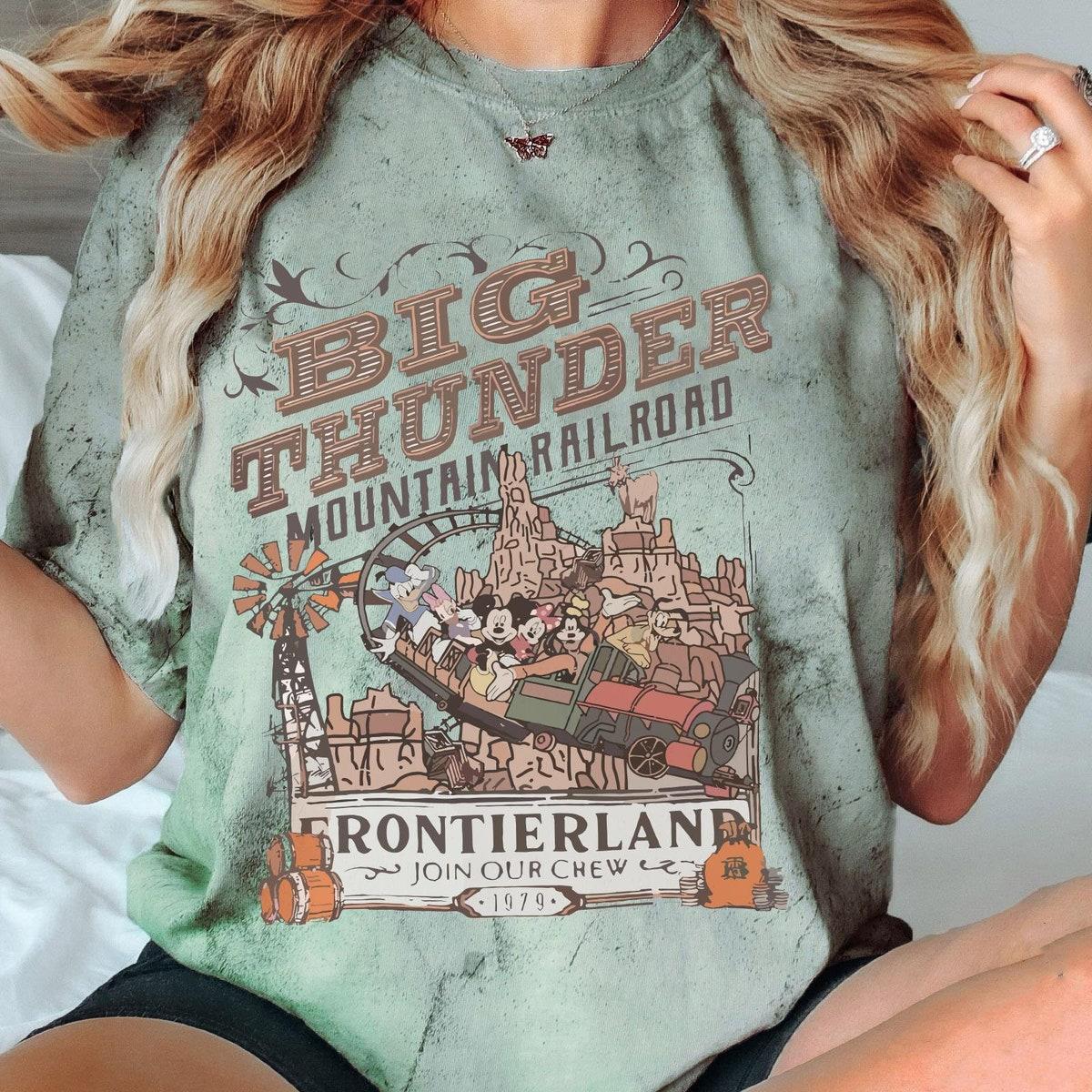 Vintage Big Thunder Mountain Railroad Frontierland Blast Shirt 2