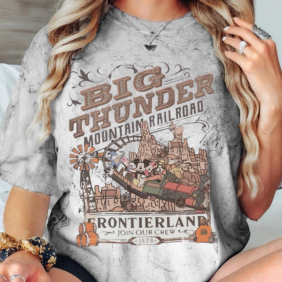 Vintage Big Thunder Mountain Railroad Frontierland Blast Shirt 3