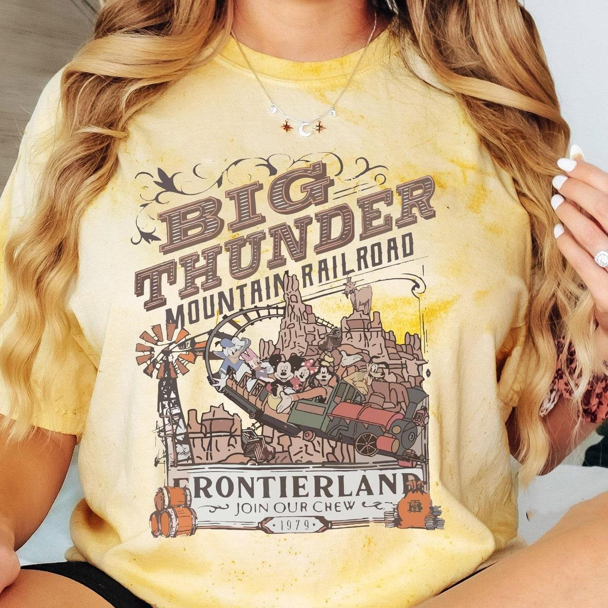 Vintage Big Thunder Mountain Railroad Frontierland Blast Shirt 4