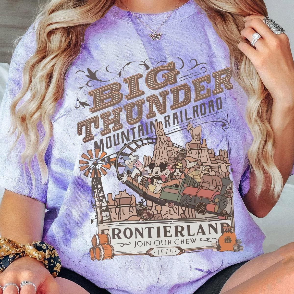 Vintage Big Thunder Mountain Railroad Frontierland Blast Shirt 5