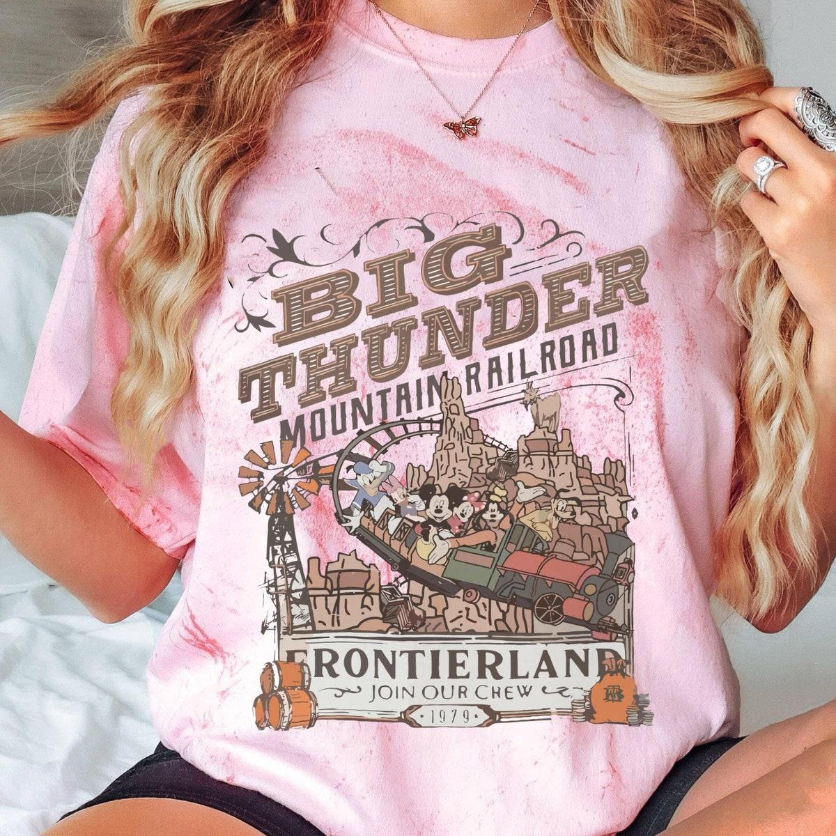 Vintage Big Thunder Mountain Railroad Frontierland Blast Shirt 6