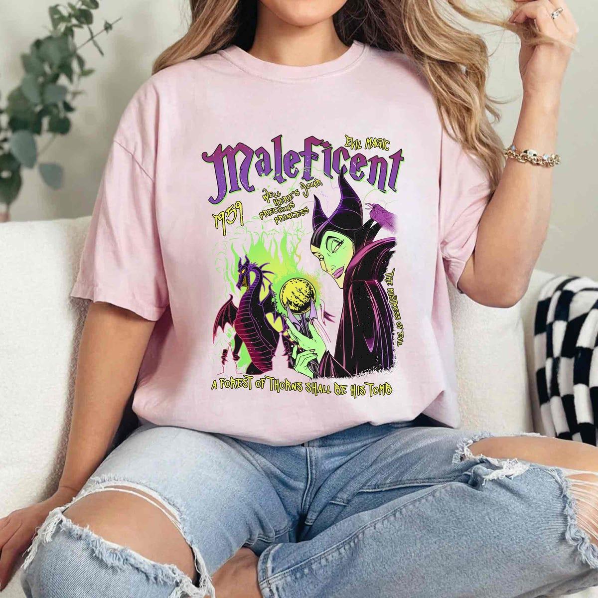 Vintage Disney Maleficent Dragon Sleeping Beauty Villains Shirt 6