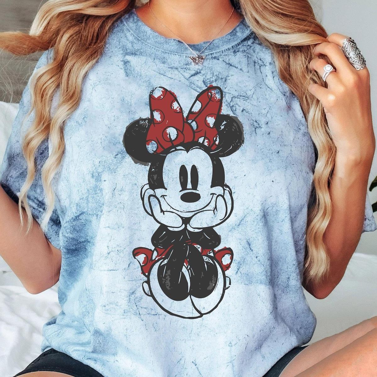 Vintage Disney Minnie Mouse Portrait Shirt 4