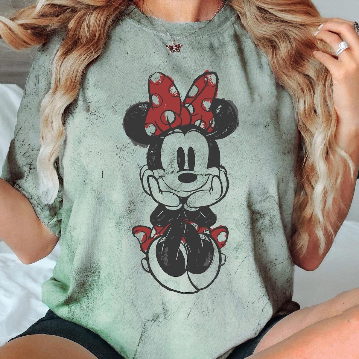 Vintage Disney Minnie Mouse Portrait Shirt 5