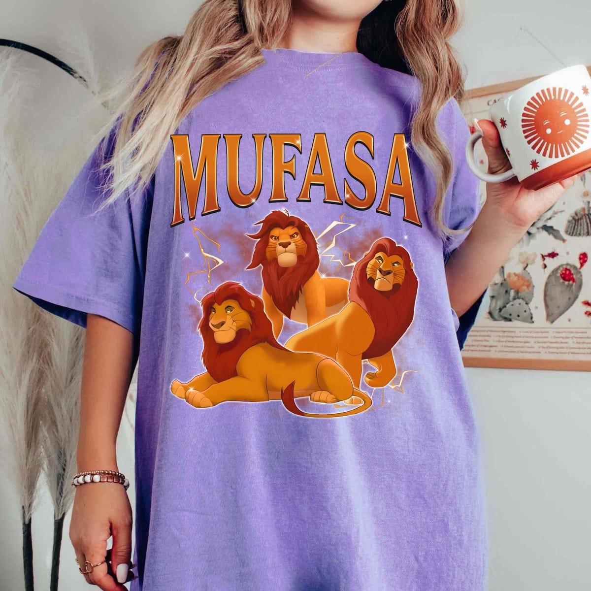 Vintage Disney Mufasa The Lion King Characters Shirt 4