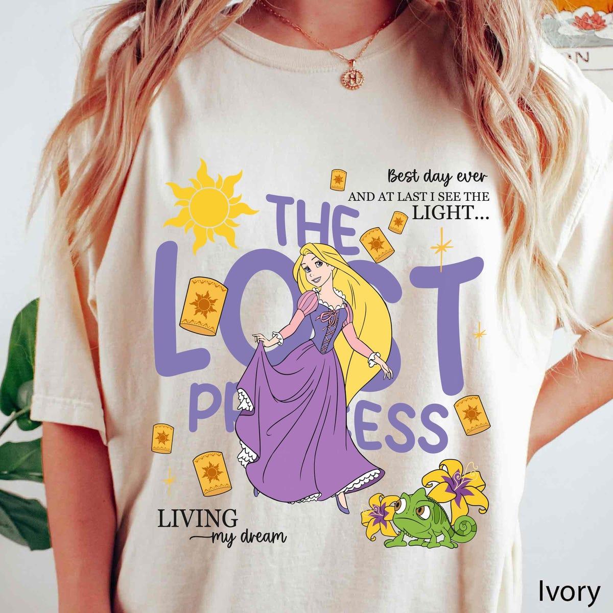 Vintage Disney The Lost Princess Tangled Rapunzel Shirt 4