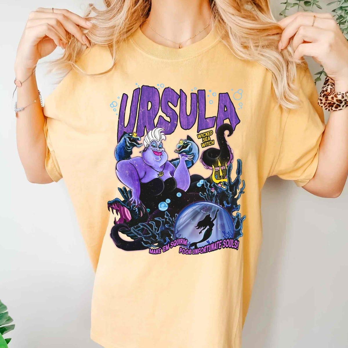 Vintage Disney Urusla Portrait Shirt Ursula Sea Witch Tee 1