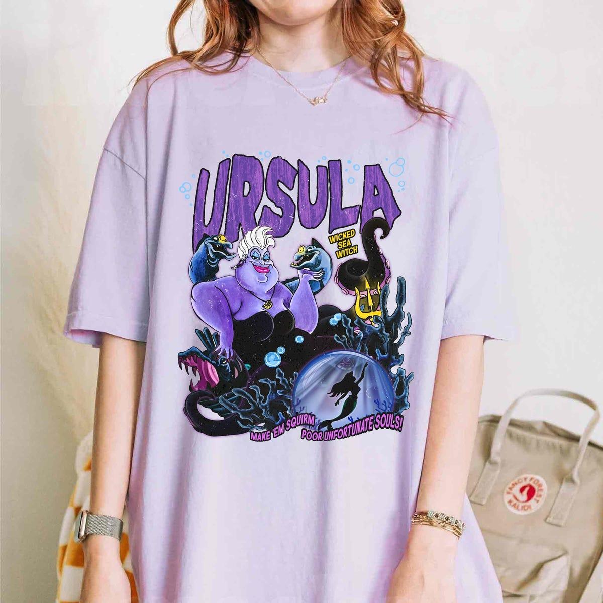 Vintage Disney Urusla Portrait Shirt Ursula Sea Witch Tee 2