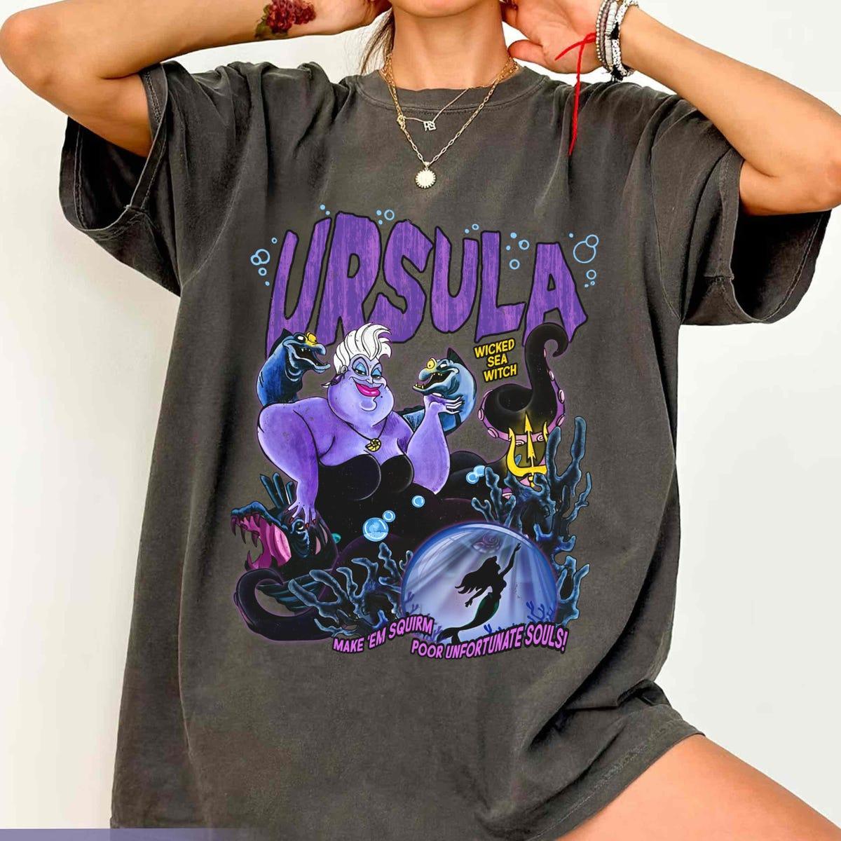 Vintage Disney Urusla Portrait Shirt Ursula Sea Witch Tee 3