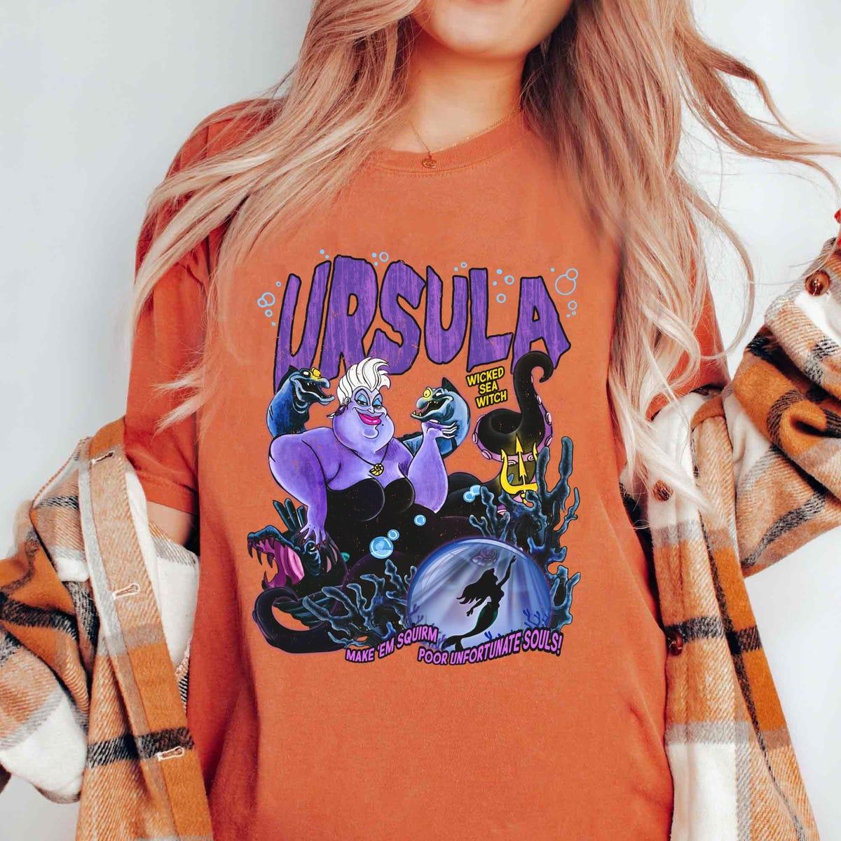 Vintage Disney Urusla Portrait Shirt Ursula Sea Witch Tee 5