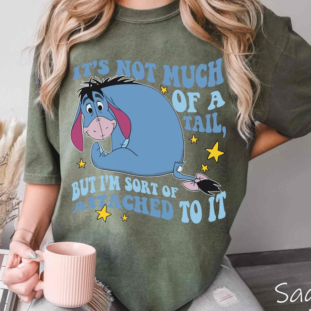 Vintage Groovy Eeyore It's Not Much Of A Tail Shirt 3