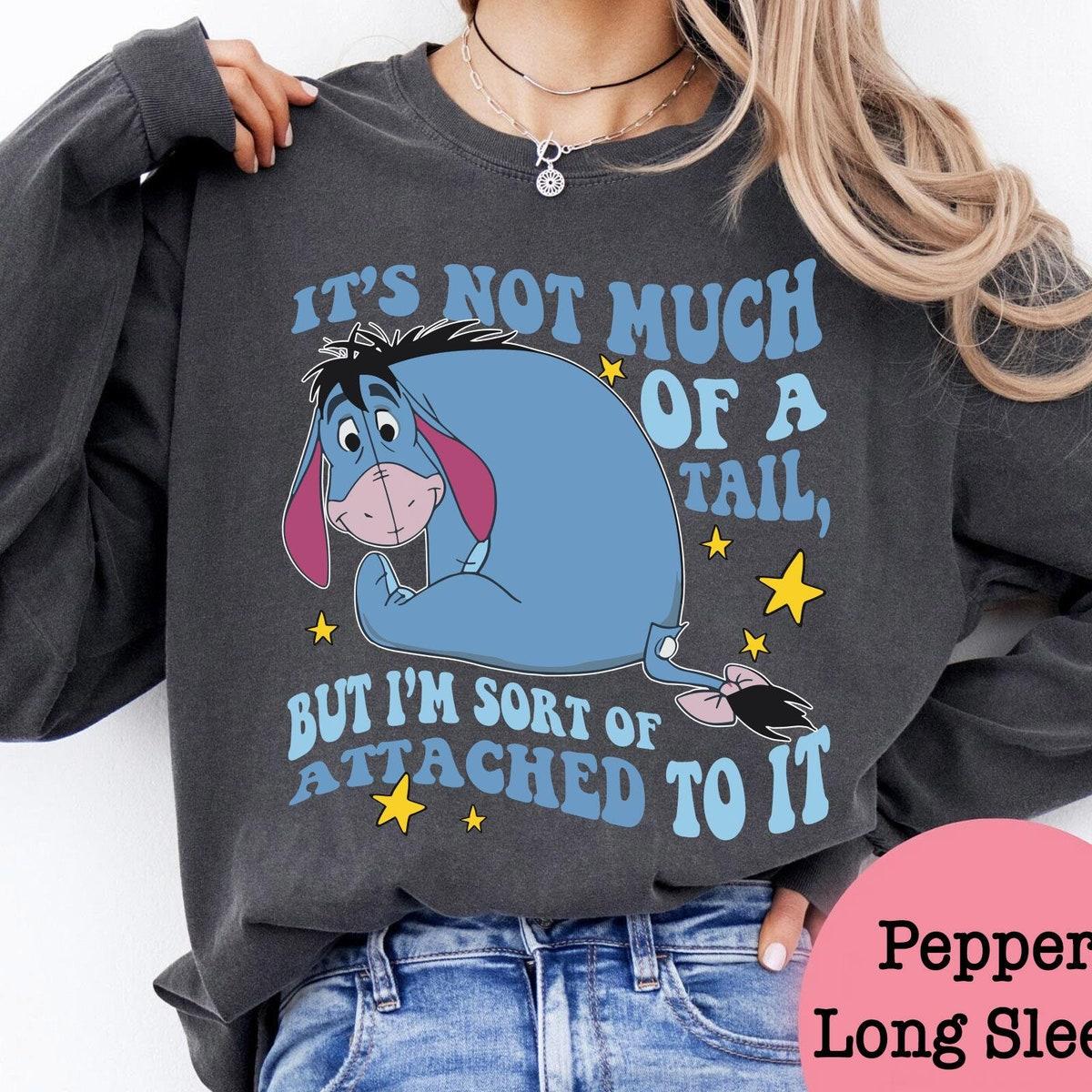 Vintage Groovy Eeyore It's Not Much Of A Tail Shirt 4