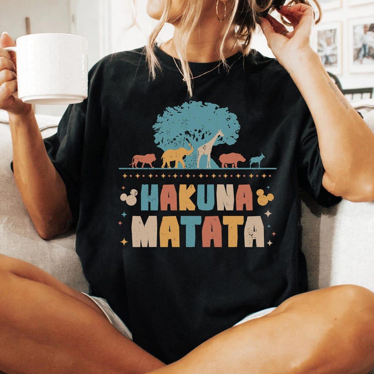 Vintage Hakuna Matata The Lion King Disney Animal Kingdom Shirt 2