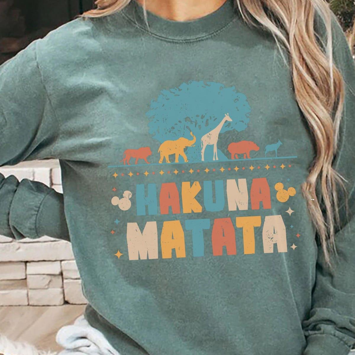 Vintage Hakuna Matata The Lion King Disney Animal Kingdom Shirt 3