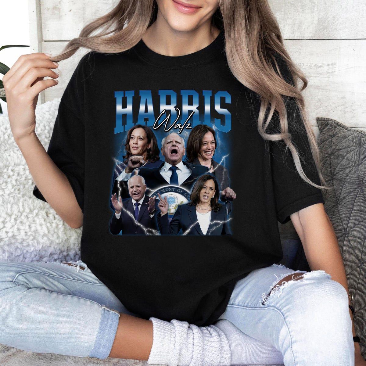 Vintage Harris Walz Kamala Harris Shirt 2