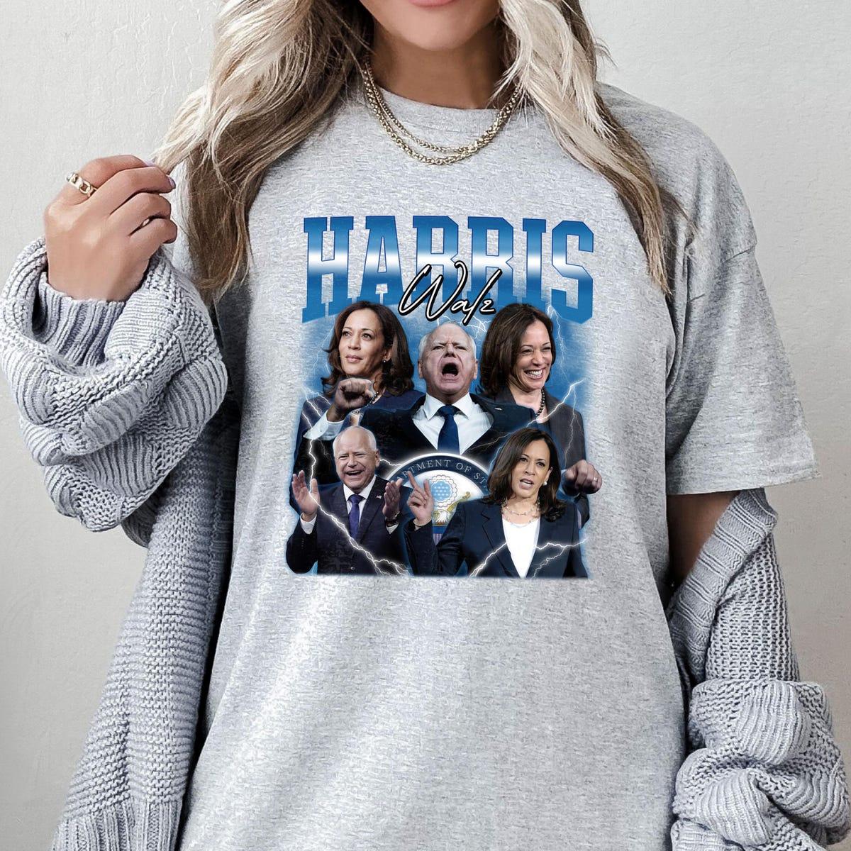 Vintage Harris Walz Kamala Harris Shirt 3