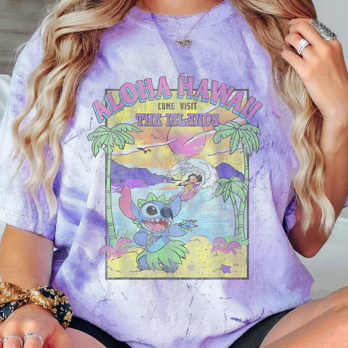 Vintage Lilo And Stitch Aloha Hawaii Come Visit The Islands Shirt 4