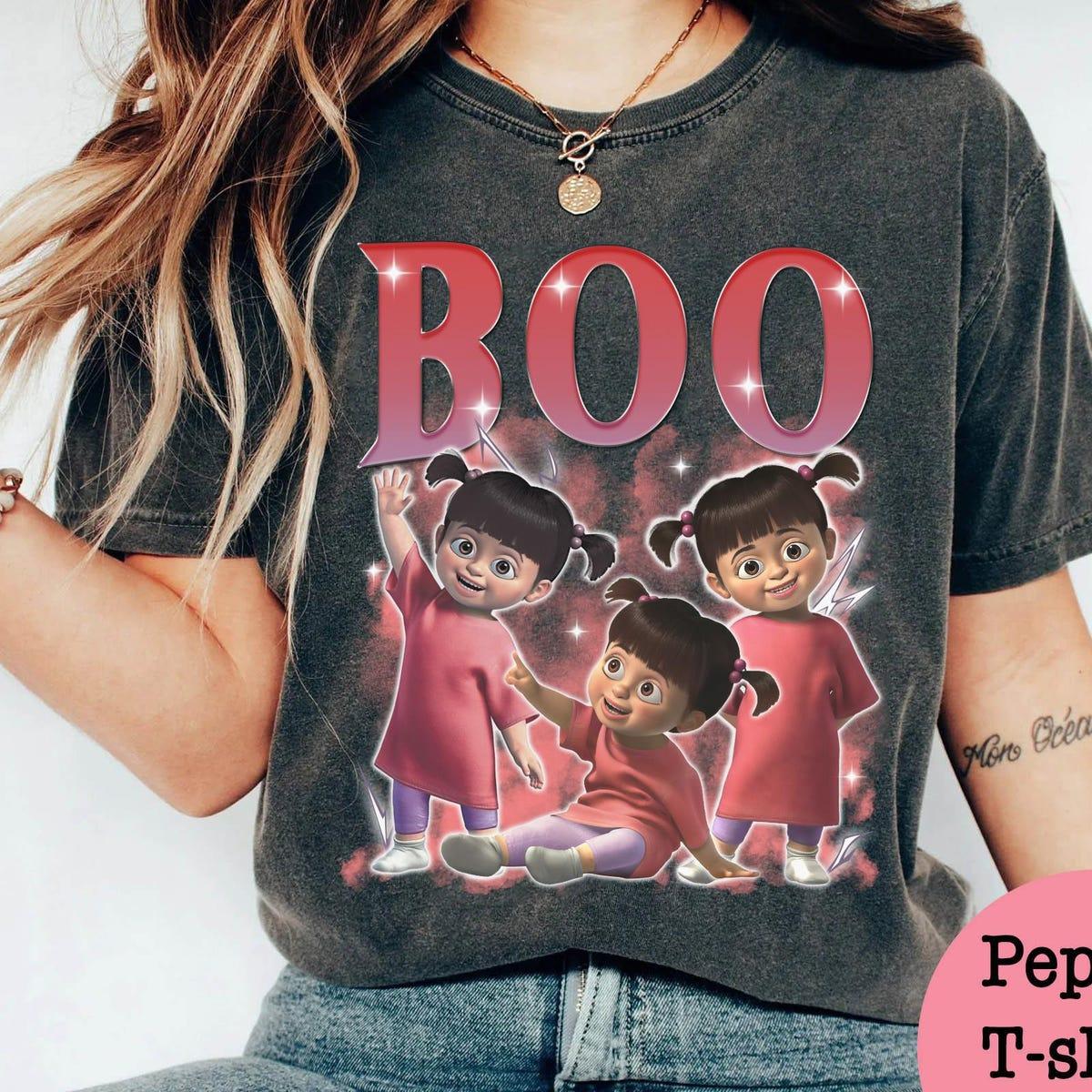 Vintage Monsters Inc Mary Gibbs Boo Shirt 2