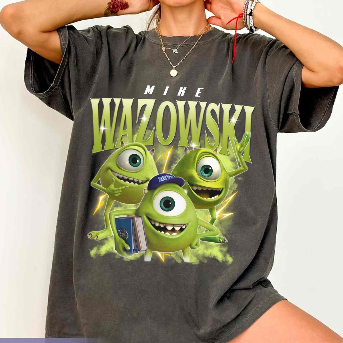 Vintage Monsters Inc Mike Wazowski Mike Monster Disney Shirt 1