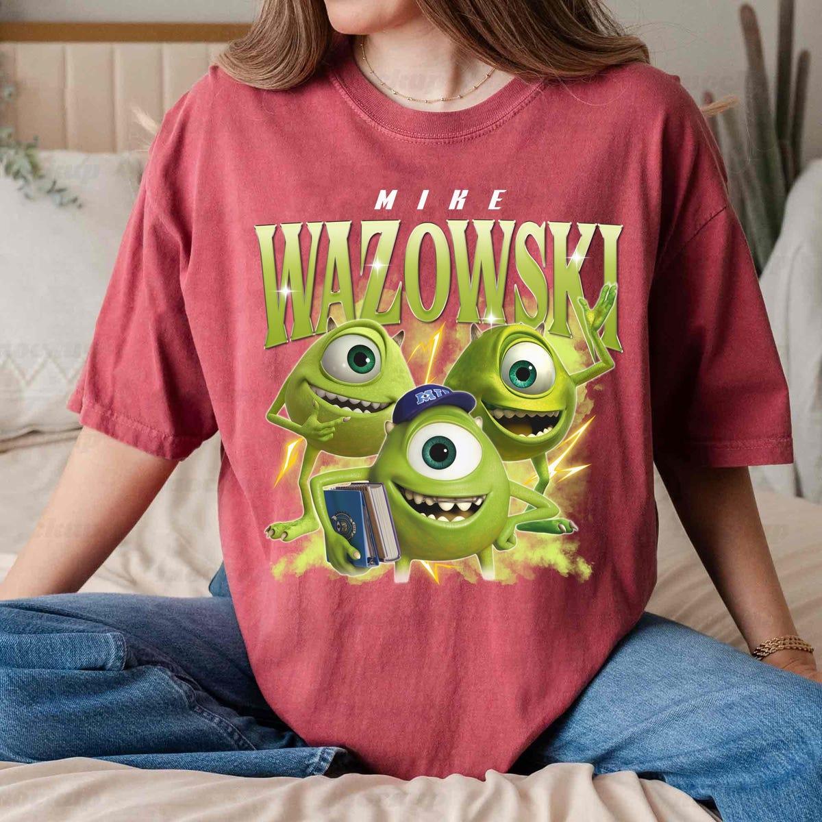 Vintage Monsters Inc Mike Wazowski Mike Monster Disney Shirt 5