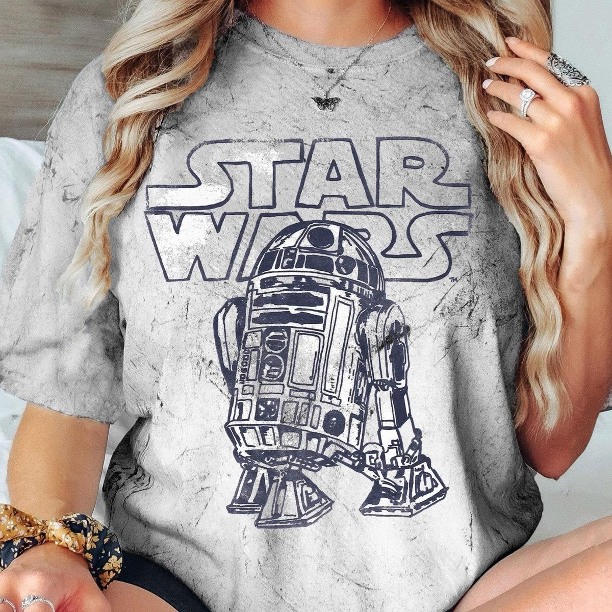 Vintage R2 d2 Astromech Droid Blast Disney Star Wars Shirt 1