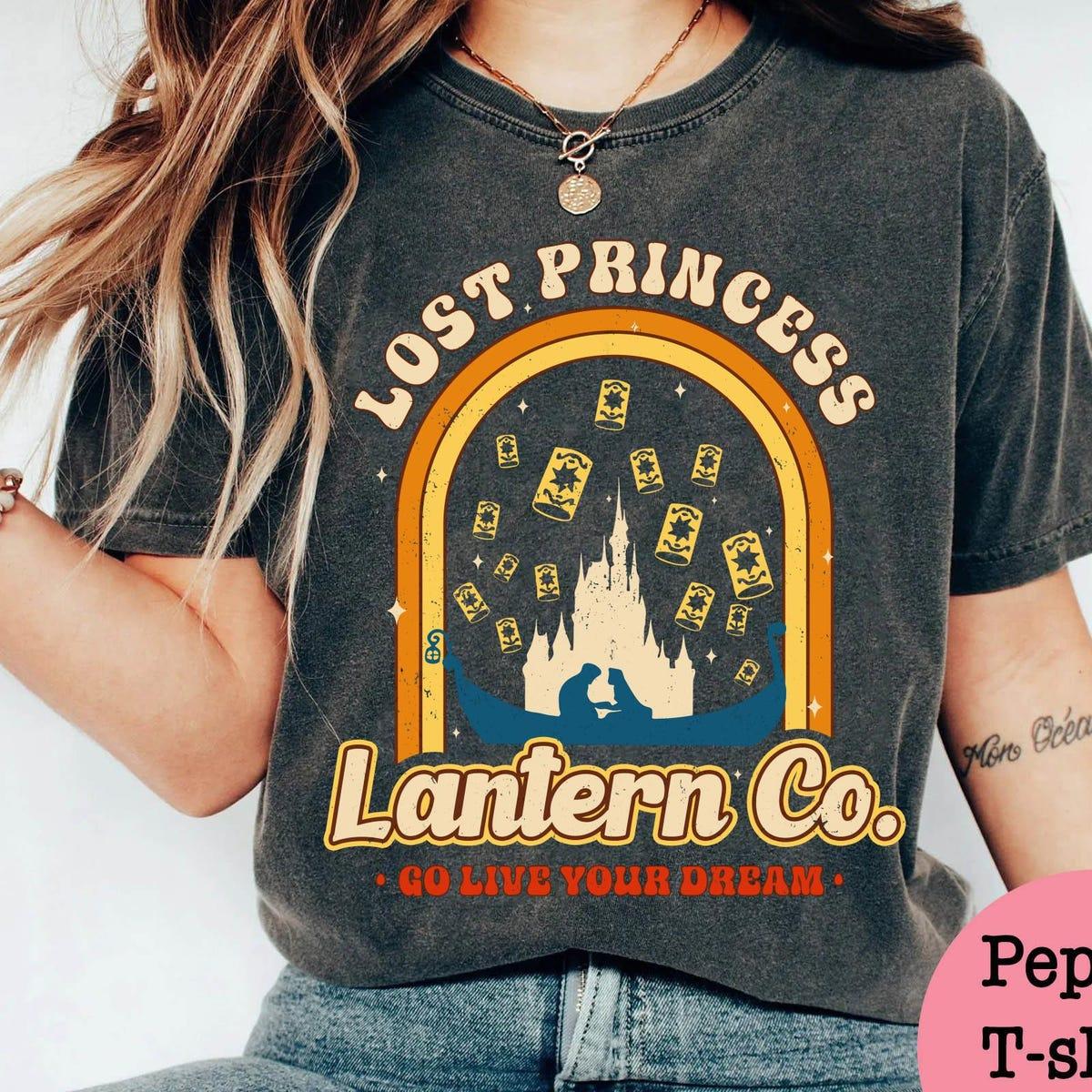 Vintage Rapunzel Lost Princess Lantern Co Go Live Your Dream Shirt 3