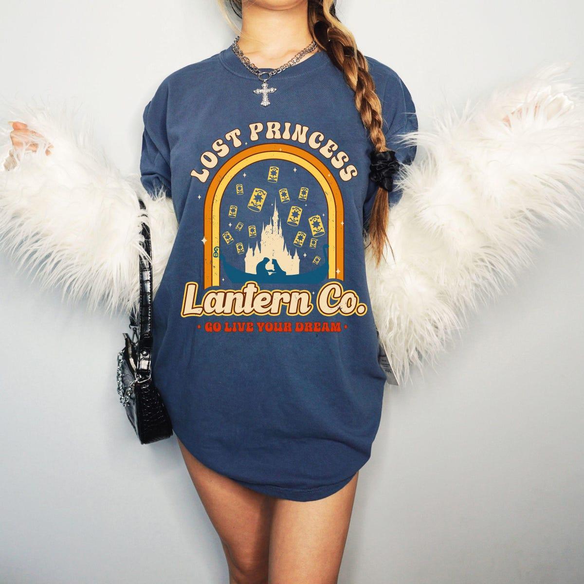 Vintage Rapunzel Lost Princess Lantern Co Go Live Your Dream Shirt 4