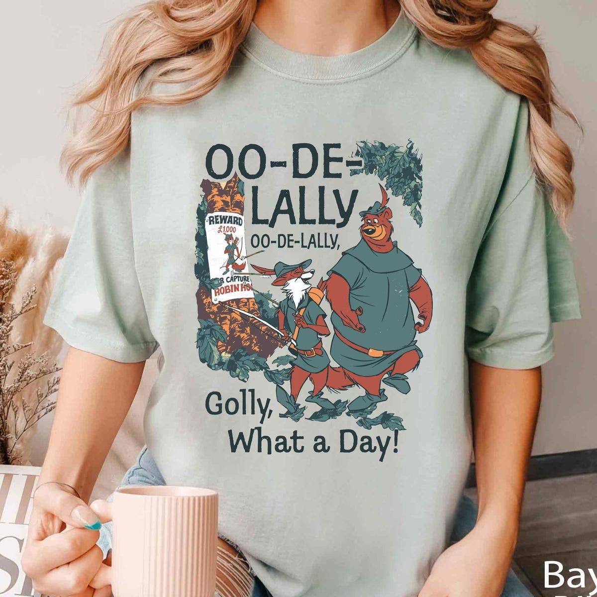 Vintage Robin Hood And Little John Sherwood Forest Oo de lally Golly What A Day Shirt 3