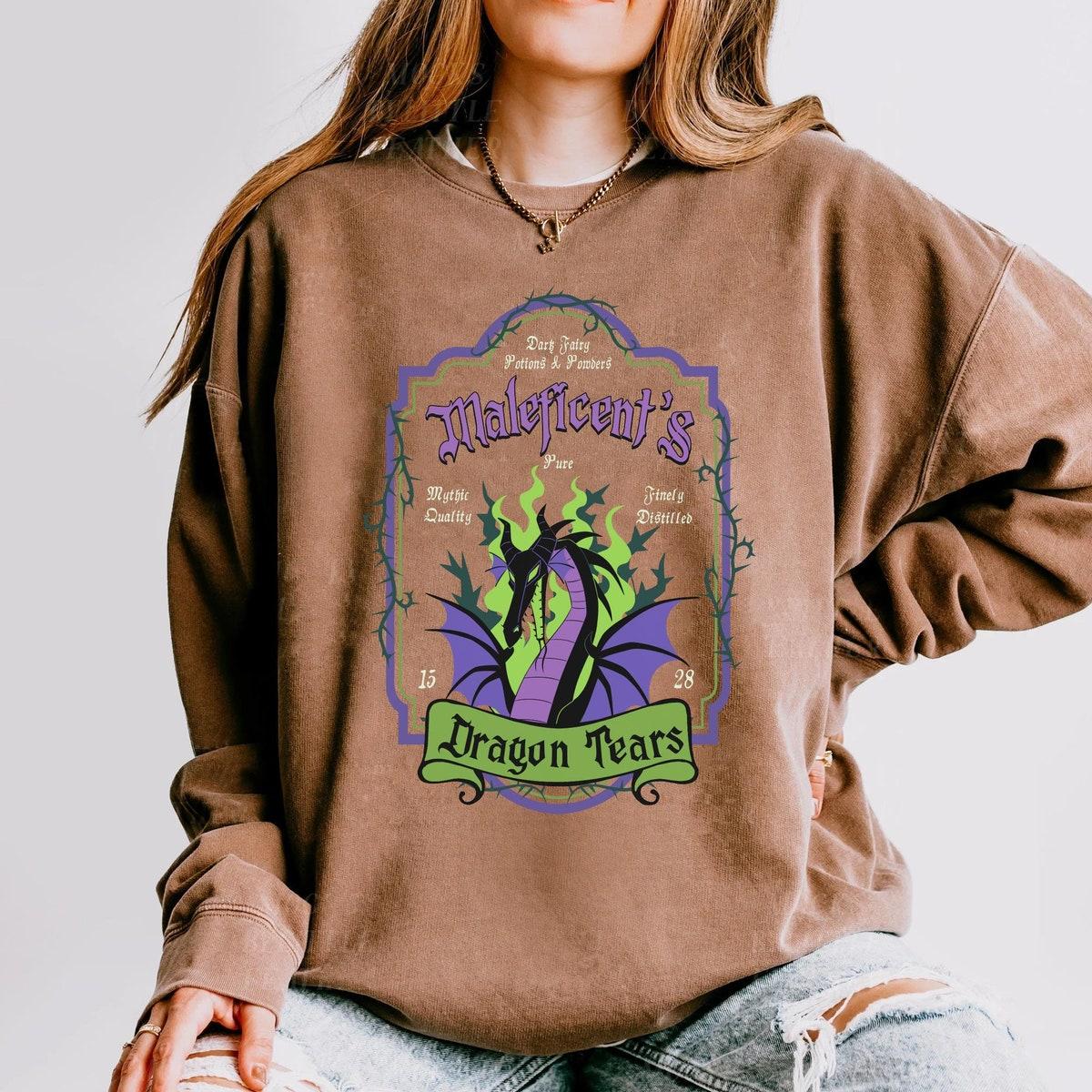 Vintage Sleeping Beauty Maleficent's Dragon Tears Shirt 6