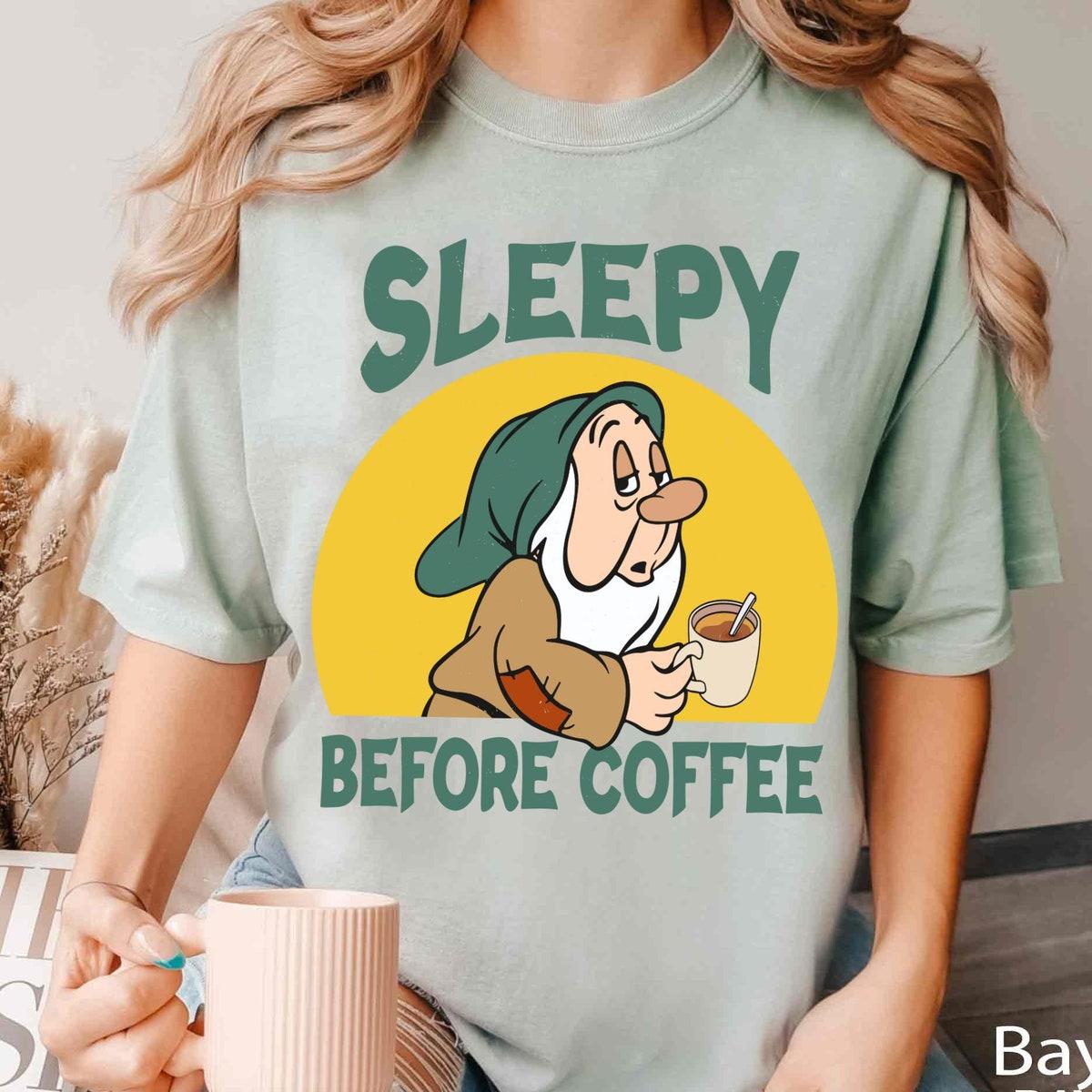 Vintage Sleepy Dwarf Before Coffee Shirt 1