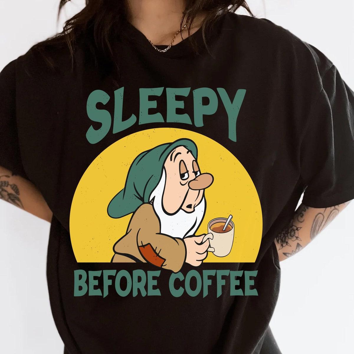 Vintage Sleepy Dwarf Before Coffee Shirt 2