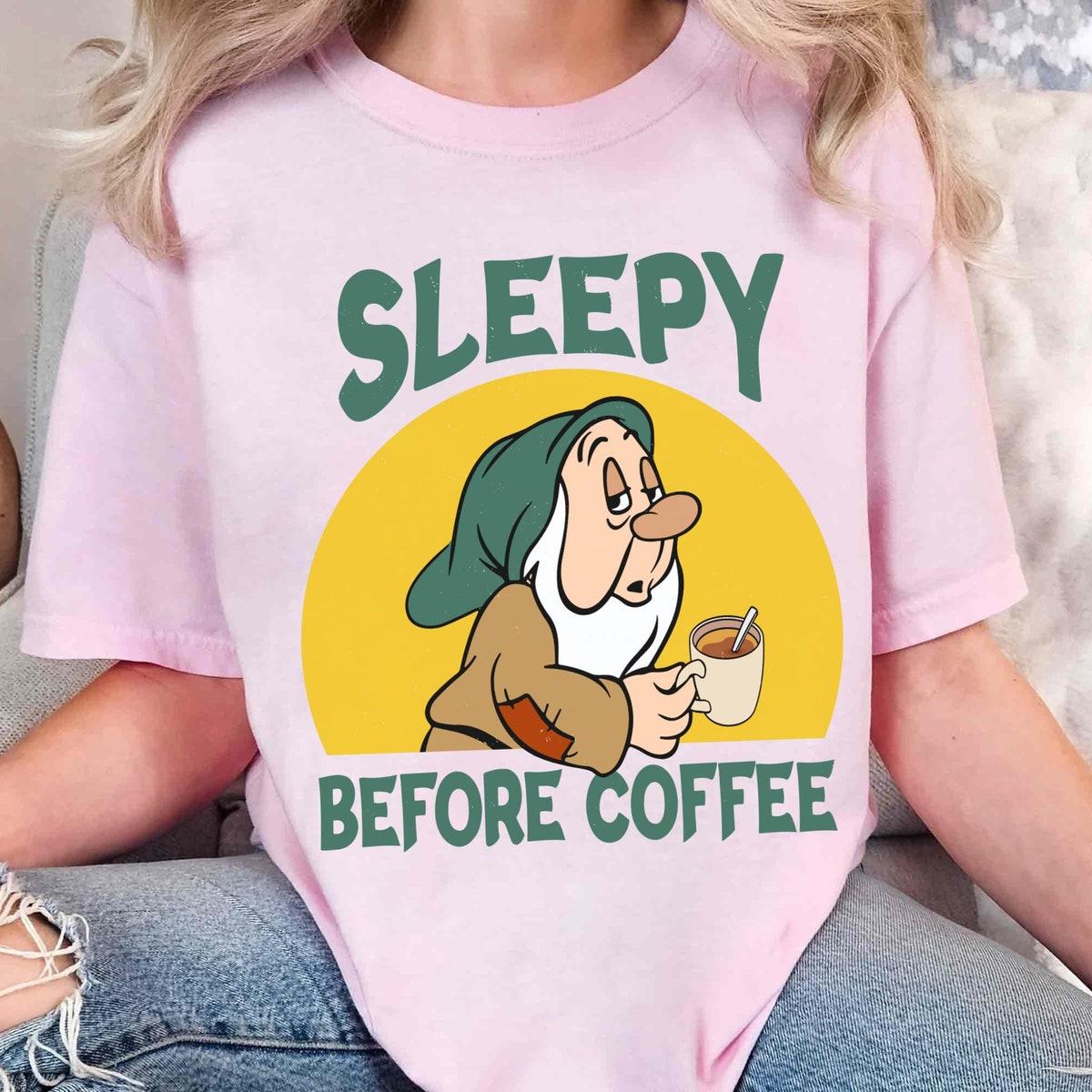 Vintage Sleepy Dwarf Before Coffee Shirt 5