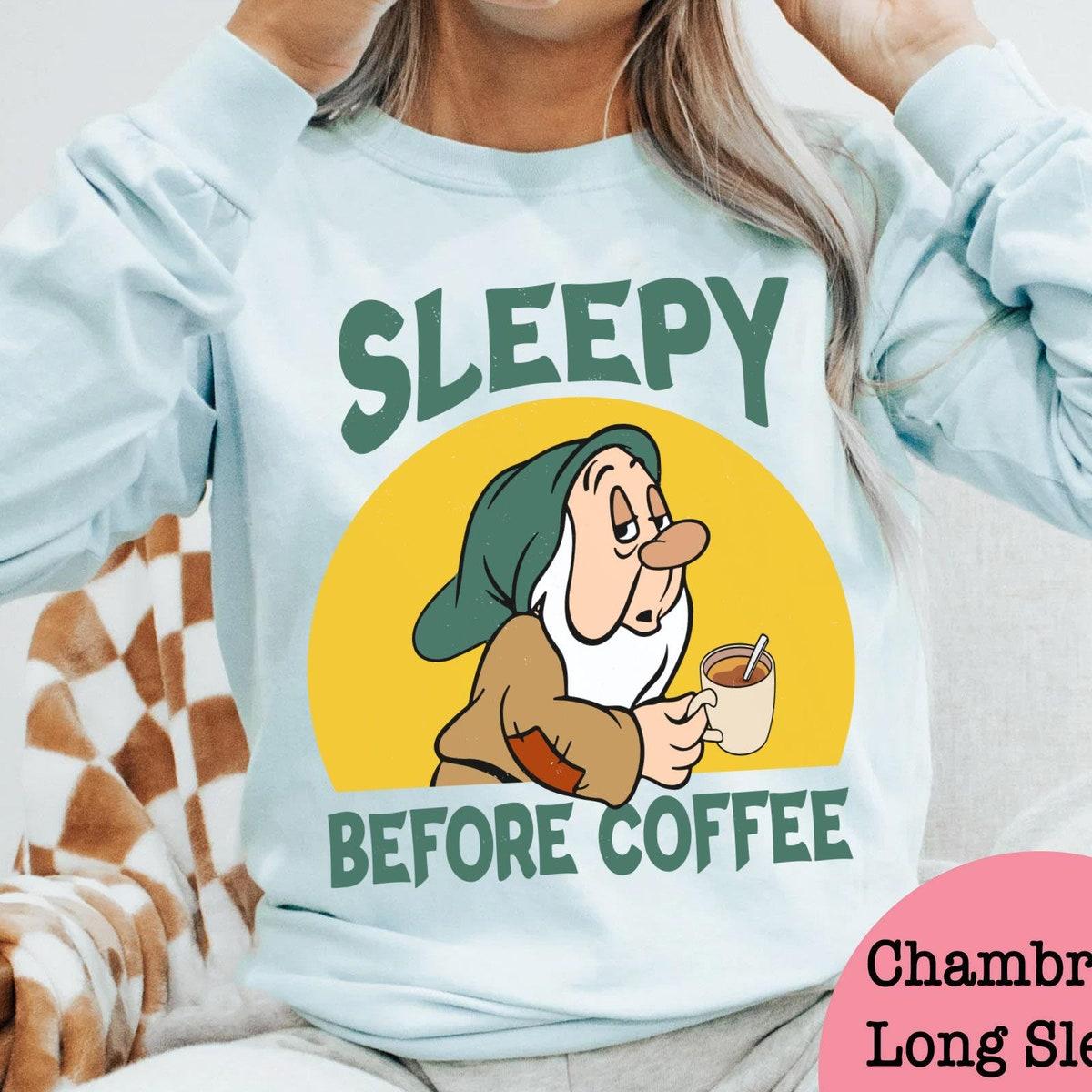 Vintage Sleepy Dwarf Before Coffee Shirt 6