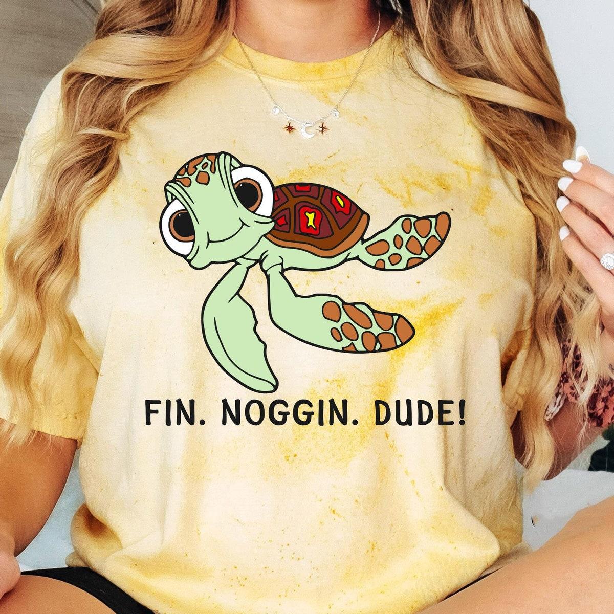 Vintage Squirt Sea Turtle Fin Noggin Dude Disney Finding Nemo Shirt 1