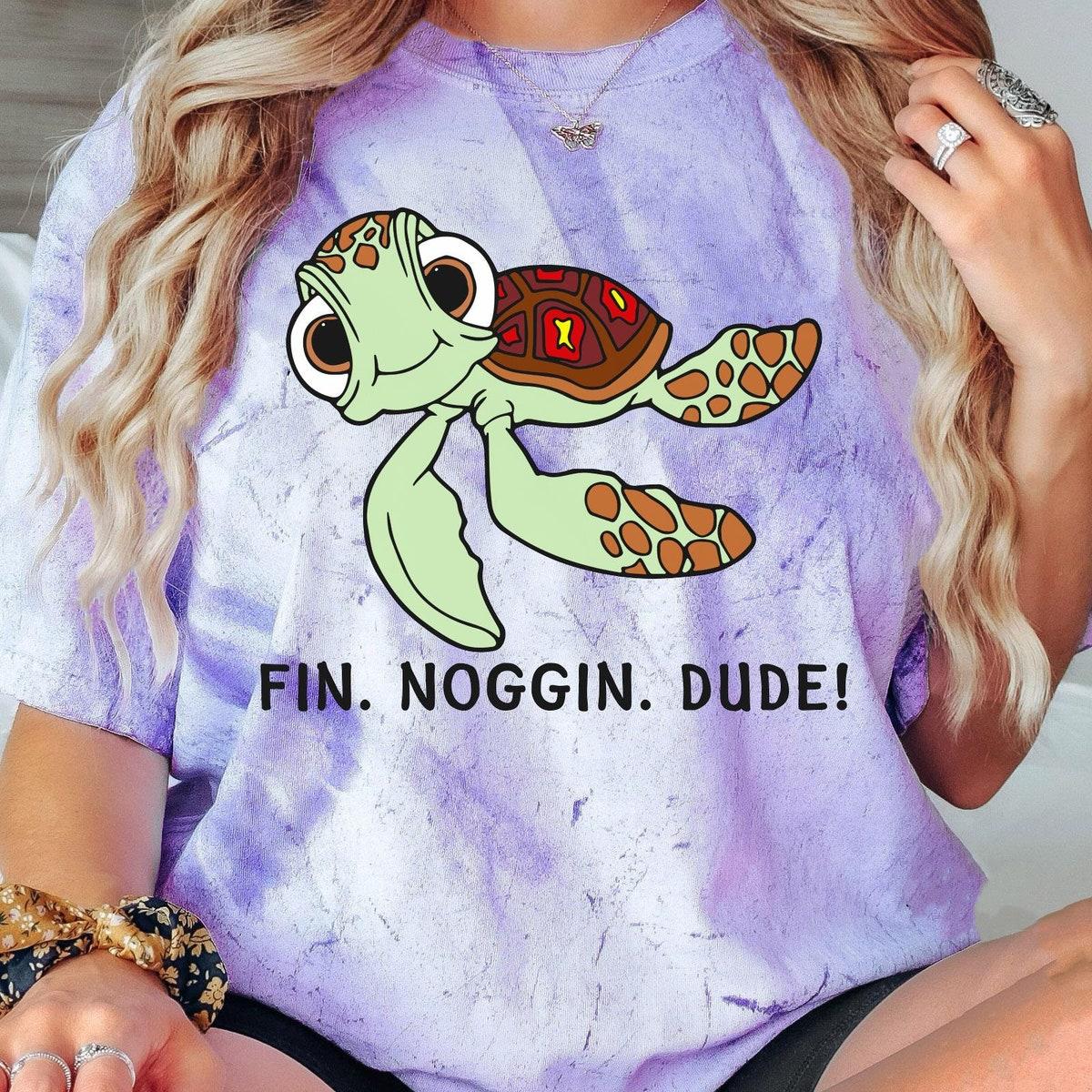 Vintage Squirt Sea Turtle Fin Noggin Dude Disney Finding Nemo Shirt 3